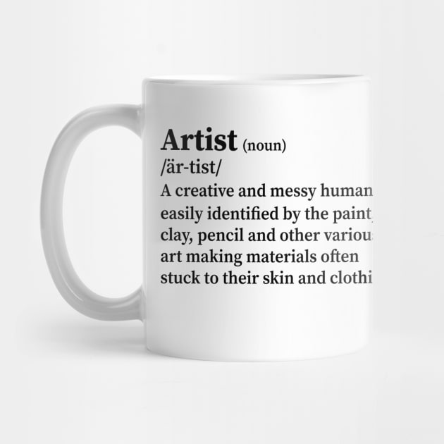 artist definition (black lettering) by LiciaMarie